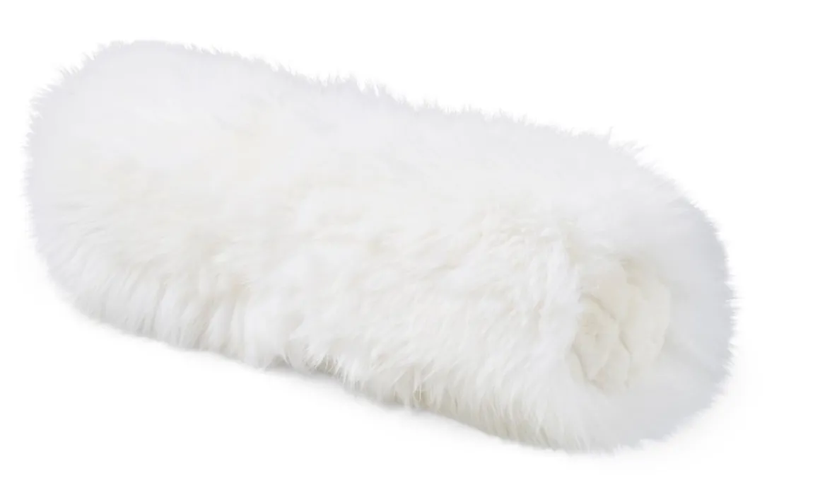 Bolsterpude | Langhåret, moccasin | New Zealand | D20xL52 cm
