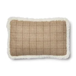 Checked Collection | Uldpude | Korthåret | Dobbeltsidet | 52x52 cm | 34x52 cm