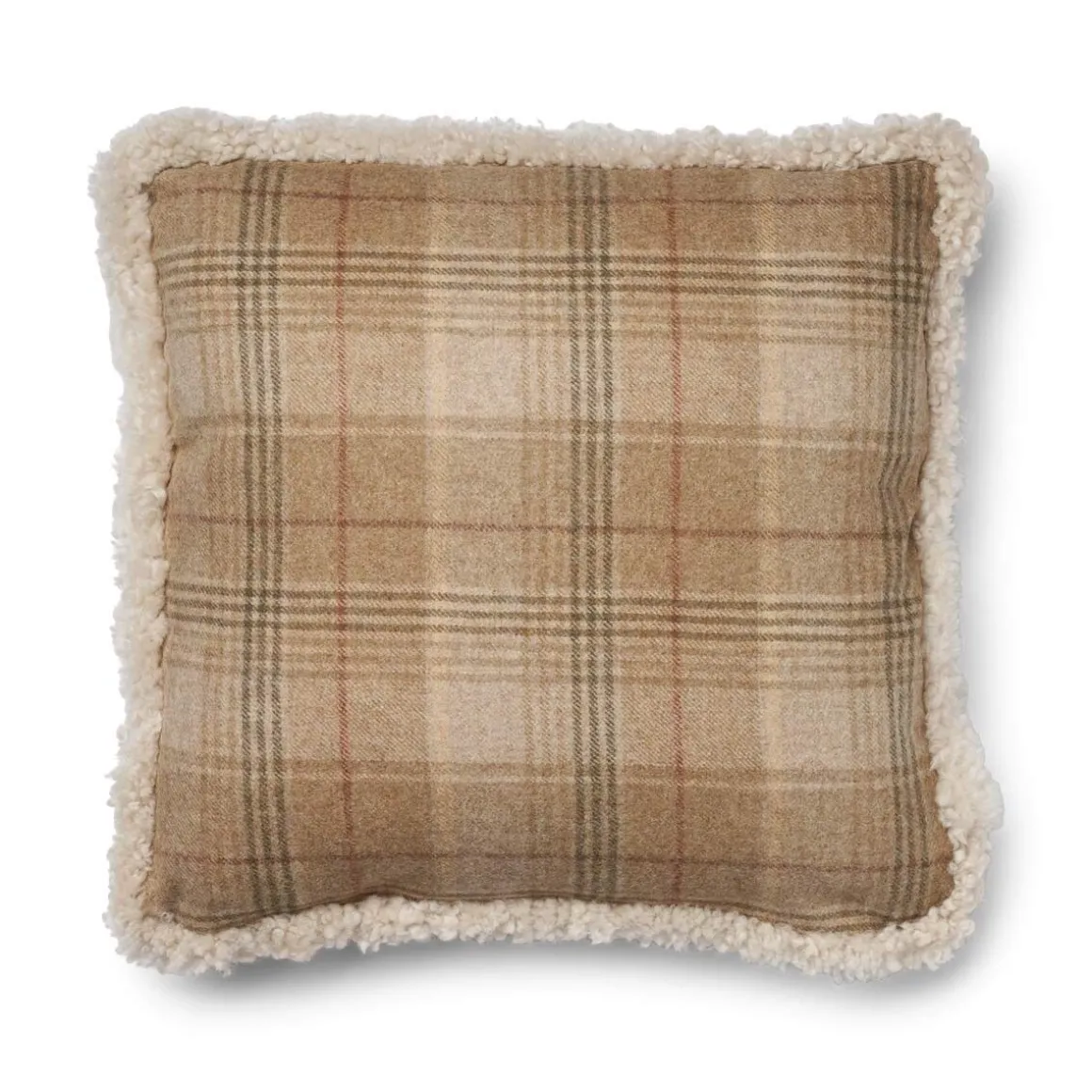 Checked Collection | Uldpude | Korthåret | Dobbeltsidet | 52x52 cm | 34x52 cm