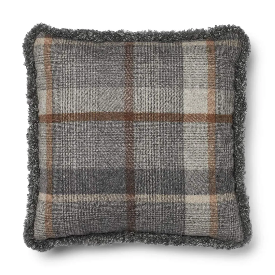 Checked Collection | Uldpude | Korthåret | Dobbeltsidet | 52x52 cm | 34x52 cm