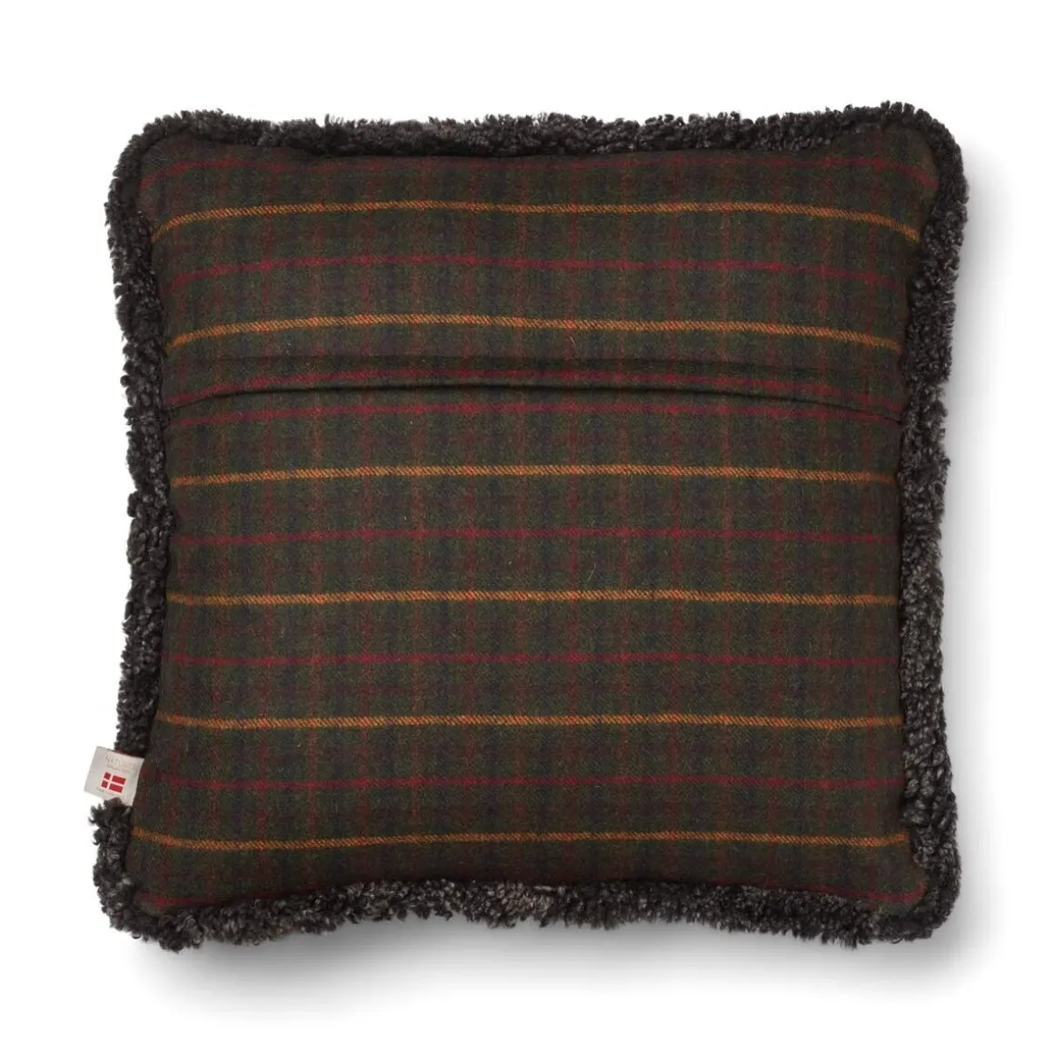 Checked Collection | Uldpude | Korthåret | Dobbeltsidet | 52x52 cm | 34x52 cm