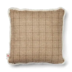 Checked Collection | Uldpude | Korthåret | 52x52 cm