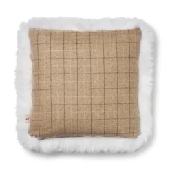 Checked Collection | Uldpude | Langhåret | 52x52 cm