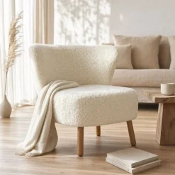 Emil Lounge Chair | Korthåret