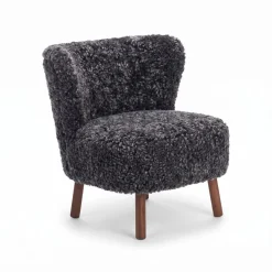 Emil Lounge Chair | Korthåret
