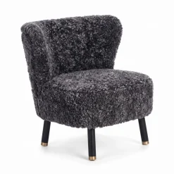 Emil Lounge Chair | Korthåret