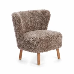 Emil Lounge Chair | Korthåret