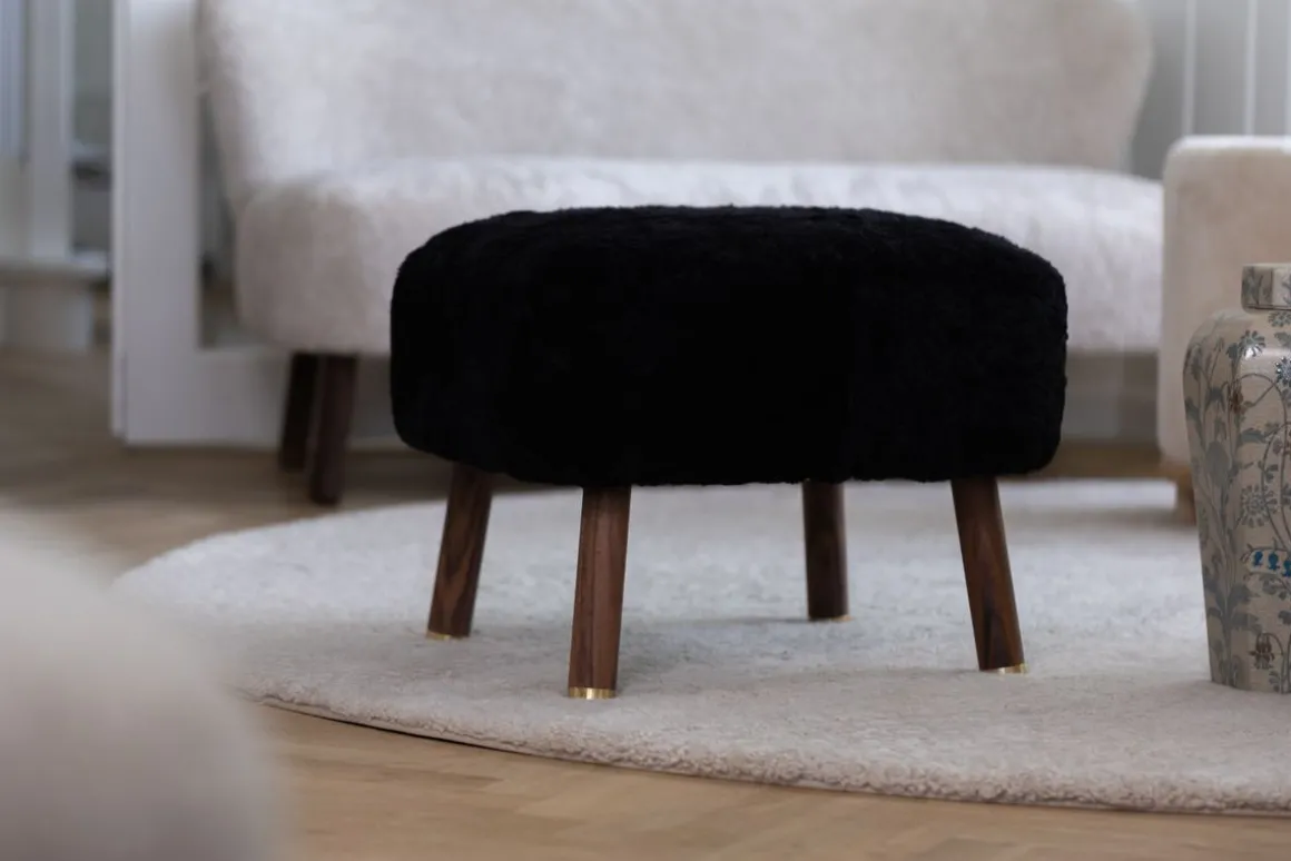 Gulvtæppe | Korthåret | New Zealand | Ø140 cm