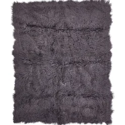 Lammeskindsplaid | Krøllet | Tibet | 140x180 cm