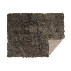 Lammeskindsplaid | Krøllet | Tibet | 140x180 cm