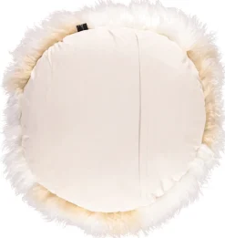 Lammeskindspude | Krøllet | Tibet | Ø45 cm, Ø62 cm & Ø38 cm