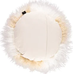 Lammeskindspude | Krøllet | Tibet | Ø45 cm, Ø62 cm & Ø38 cm