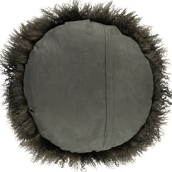 Lammeskindspude | Krøllet | Tibet | Ø45 cm, Ø62 cm & Ø38 cm