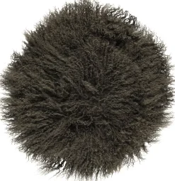Lammeskindspude | Krøllet | Tibet | Ø45 cm, Ø62 cm & Ø38 cm