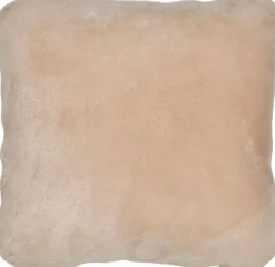 Lammeskindspude | Moccasin | Dobbeltsidet | 40x40 cm