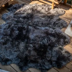 Lammeskindstæppe | Langhåret | New Zealand | 180x214 cm