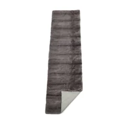 Minkplaid | Bagside af kashmir | Sapphire | 64x220 cm