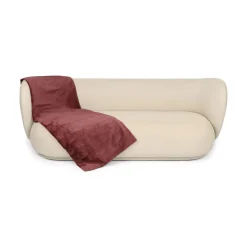 Minkplaid | Bagside af kashmir | Old Rose | 62x158 cm