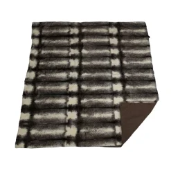 Minkplaid | Bagside af kashmir | Black Cross | 160x160 cm