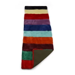 Minkplaid | Bagside af kashmir | Multicolor Bright | 70x230 cm