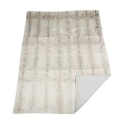 Minkplaid | Bagside af kashmir | Sapphire Cross | 140x190 cm