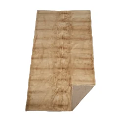 Minkplaid | Bagside af kashmir | Palomino | 130x220 cm