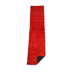 Minkplaid | Bagside af kashmir | Rød | 52x222 cm