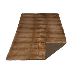 Minkplaid | Bagside af kashmir | Redglow | 200x125 cm