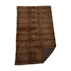 Minkplaid | Bagside af kashmir | Redglow | 195x125 cm