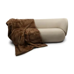 Minkplaid | Bagside af kashmir | Redglow | 195x125 cm