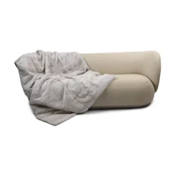 Minkplaid | Bagside af kashmir | Sapphire Cross | 186x260 cm
