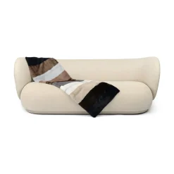 Minkplaid | Cashmerebagside | Multifarvet | 52x156 cm