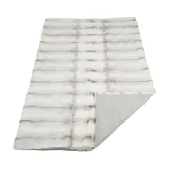 Minkplaid | Cashmerebagside | Sapphire Cross | 55x220 cm
