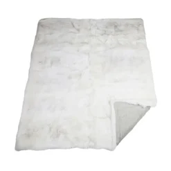 Premium ræveplaid | Bagside af kashmir | Shadow | 200x220 cm