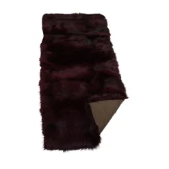 Premium ræveplaid | Cashmerebagside | Lilla | 150x70 cm