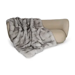 Premium ræveplaid | Cashmerebagside | Blue Fox | 240x160 cm