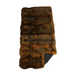 Premium ræveplaid | Cashmerebagside | Sennepsgul | 78x160 cm