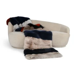 Premium ræveplaid | Cashmerebagside | Multifarvet | 70x260 cm