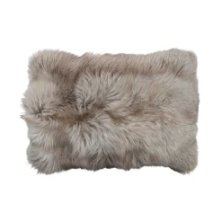 Premium Rævepude | Cashmere Bagside | Norge | Latte | 54 x 76 cm
