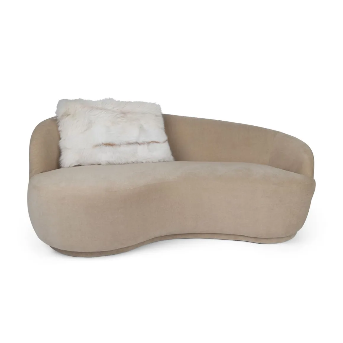 Premium Rævepude | Cashmere Bagside | Norge | Sun Glow | 52 x 72 cm