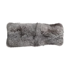 Premium Rævepude | Cashmere Bagside | Norge | Blue Frost Fox | 30x75 cm