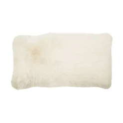Premium rævepude | Kashmirbagside | Norge | Beige | 40x75 cm