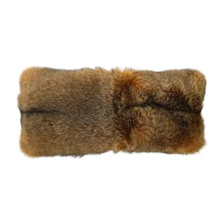 Premium rævepude | Kashmirbagside | Norge | Mustard | 62x25 cm